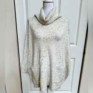 LOFT - Speckled Cowl Neck Sweater (small)